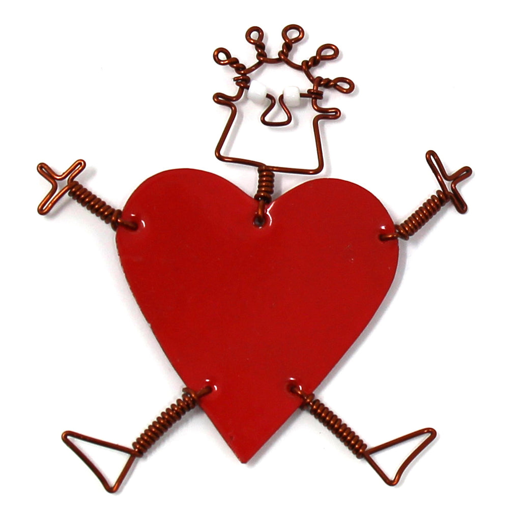 Dancing Girl Heart Pin - Creative Alternatives - TheHomeToGo