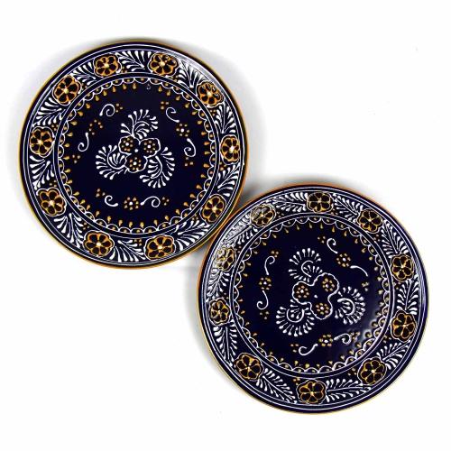 Dinner Plates 11.8in - Blue, Set of Two - Encantada - TheHomeToGo