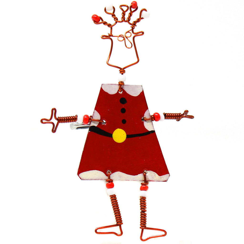 Dancing Girl Santa Pin - Creative Alternatives - TheHomeToGo