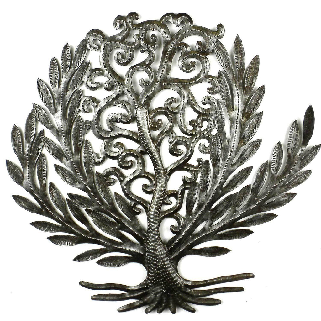 14 inch Tree of Life Laurel Leaf - Croix des Bouquets - TheHomeToGo