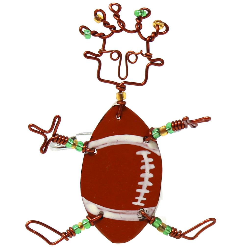 Dancing Girl American Football Pin - Creative Alternatives - TheHomeToGo