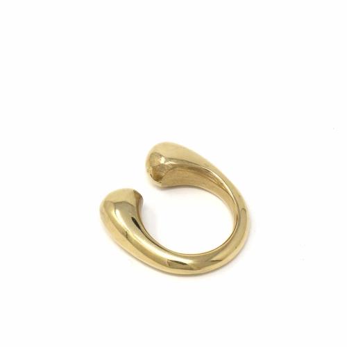 Ring: Brass Chunky Wrap, Size 6 - TheHomeToGo