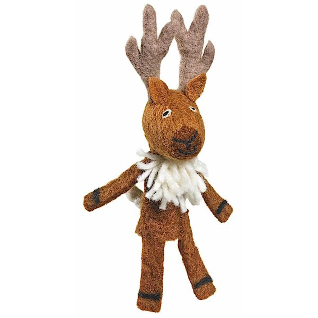 Woolie Finger Puppet - Deer - Wild Woolies (T) - TheHomeToGo