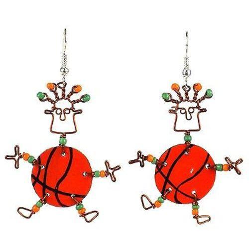 Dancing Girl Basketball Earrings - Creative Alternatives - TheHomeToGo